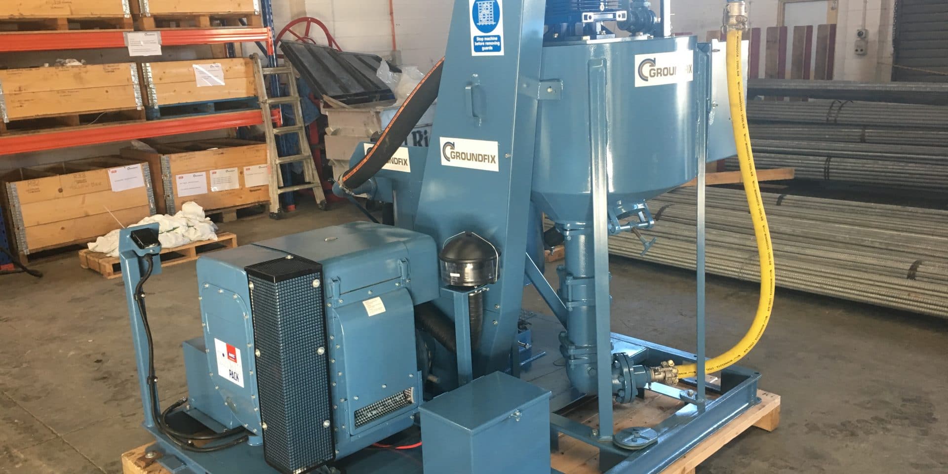 Colcrete Ltd CX4/10 diesel powered colloidal mixer/pump